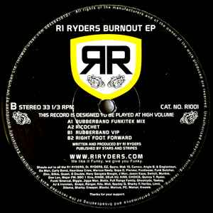 R1 Ryders - Burnout EP album cover