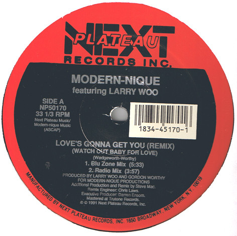 ladda ner album ModernNique Featuring Larry Woo - Loves Gonna Get You Watch Out Baby For Love
