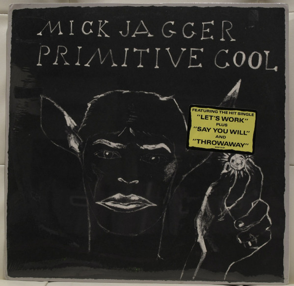 Mick Jagger – Primitive Cool (1987, White & Black Labels, Vinyl