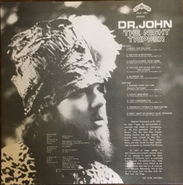 baixar álbum Dr John - The Night Tripper