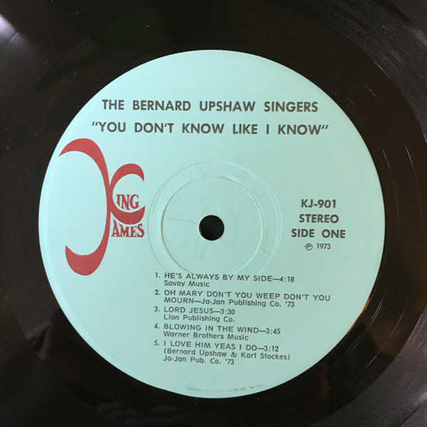 descargar álbum The Bernard Upshaw Singers - You Dont Know Like I Know