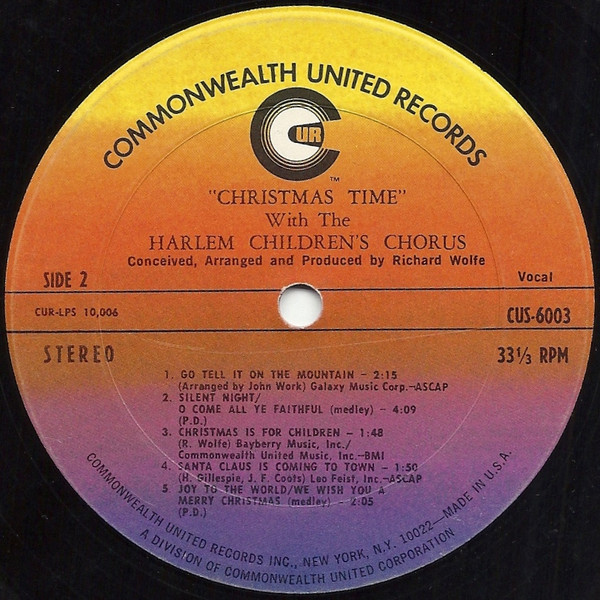 lataa albumi The Harlem Children's Chorus - Christmas Time with The Harlem Childrens Chorus