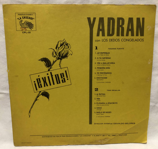 last ned album Yadran Con Los Dedos Congelados - Exitos