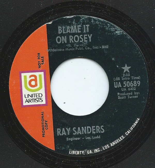 baixar álbum Ray Sanders - Blame It On Rosey