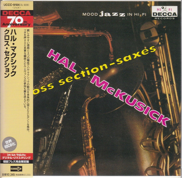 Hal McKusick – Cross Section-Saxes (1958, Vinyl) - Discogs