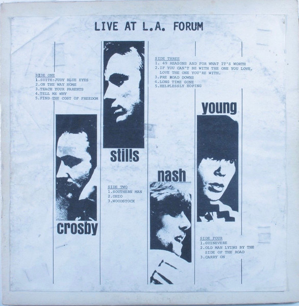 Crosby, Stills, Nash & Young – Live At L.A. Forum (Vinyl) - Discogs
