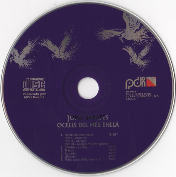 lataa albumi Jordi Sabatés - Ocells Del Més Enllà