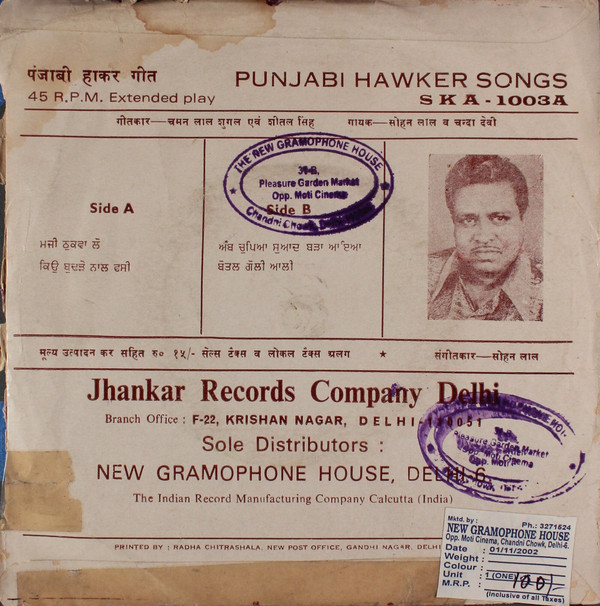 baixar álbum Sohan Lal With Chanda - Punjabi Hawker Songs