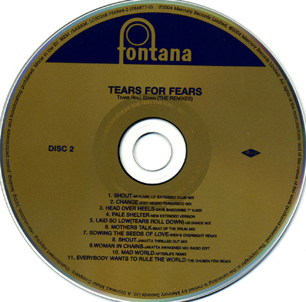 Tears For Fears – Woman In Chains - Jakkatta Remix (2004, CD) - Discogs