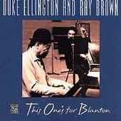Duke Ellington - This One's For Blanton album cover