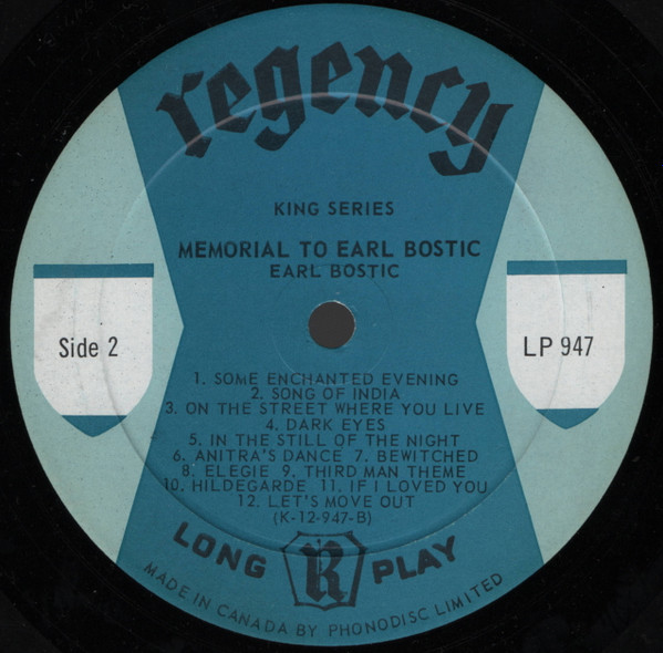 lataa albumi Earl Bostic - Memorial To Earl Bostic