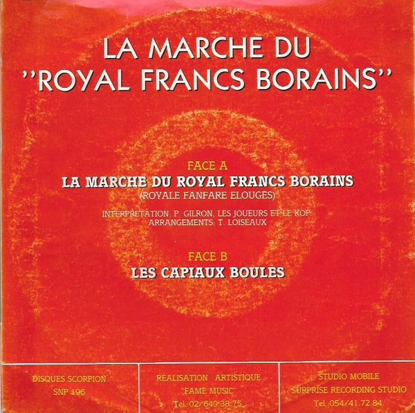 lataa albumi Royale Fanfare D' Elouges - Marche des Francs Borains Les Capiaux Boules