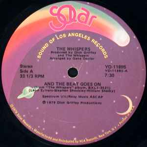 The Whispers - And The Beat Goes On album cover
