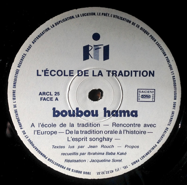 Album herunterladen Boubou Hama, Alexis Kagamé - LEcole De La Tradition
