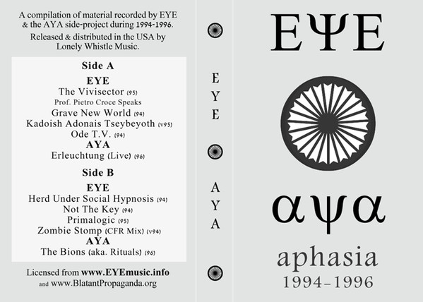 descargar álbum EYE & AYA - Aphasia 1994 1996