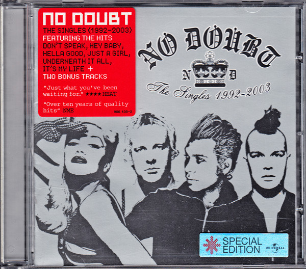 No Doubt - The Singles 1992 - 2003 | Releases | Discogs