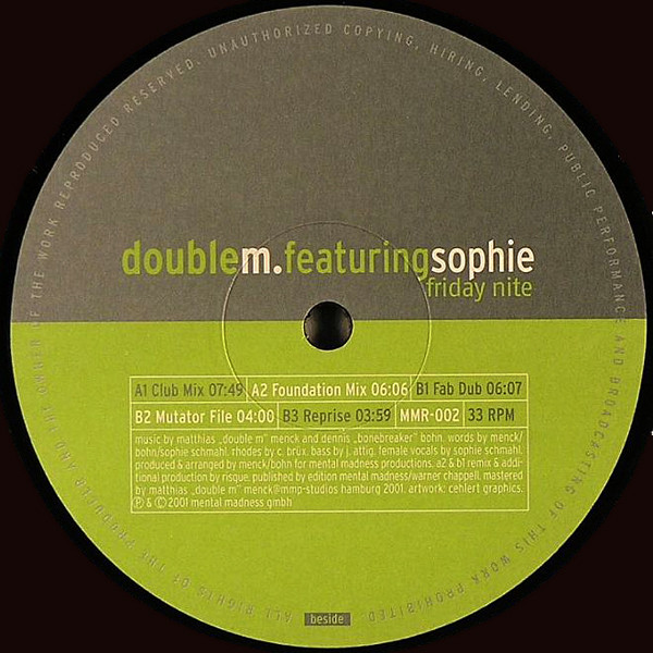 ladda ner album Double M Featuring Sophie - Friday Nite