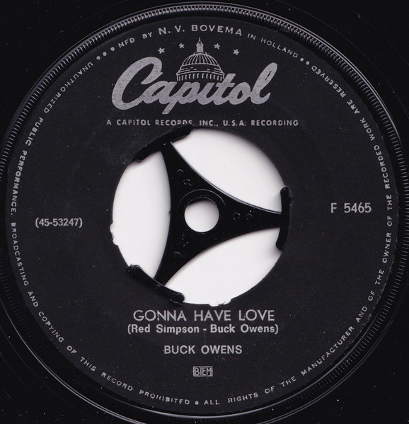 Buck Owens – Gonna Have Love / Only You (Can Break My Heart) (1965