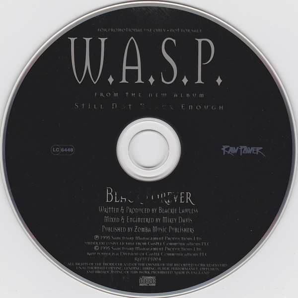 W.A.S.P. – Black Forever / Goodbye America (1995, CD) - Discogs