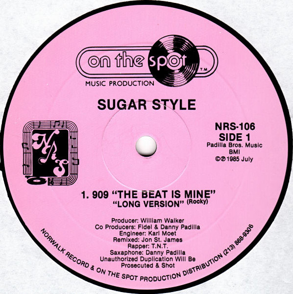 Sugar Style – 909 - The Beat Is Mine (1985, Vinyl) - Discogs