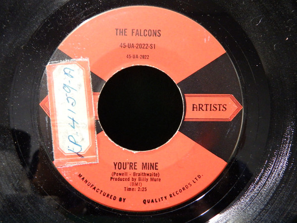 The Falcons – You're Mine / Country Shack (1959, Vinyl) - Discogs