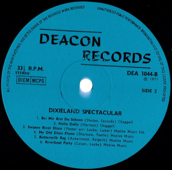 last ned album Unknown Artist - Dixieland Spectacular