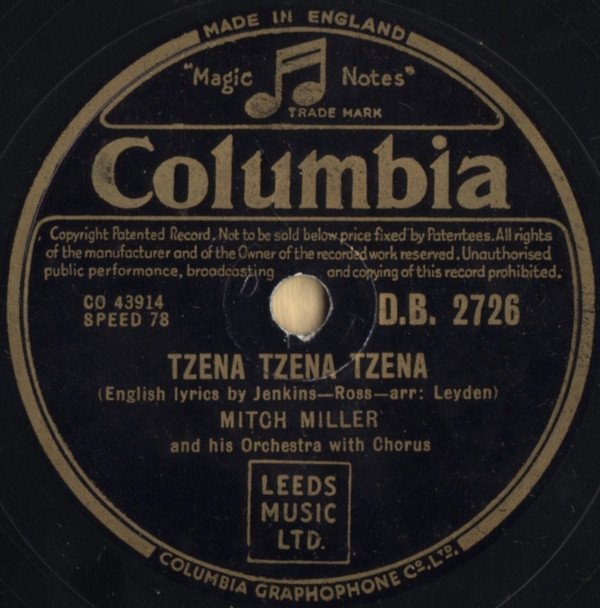 lataa albumi Percy Faith And His Orchestra And Chorus Mitch Miller And His Orchestra With Chorus - I Cross My Fingers Tzena Tzena Tzena