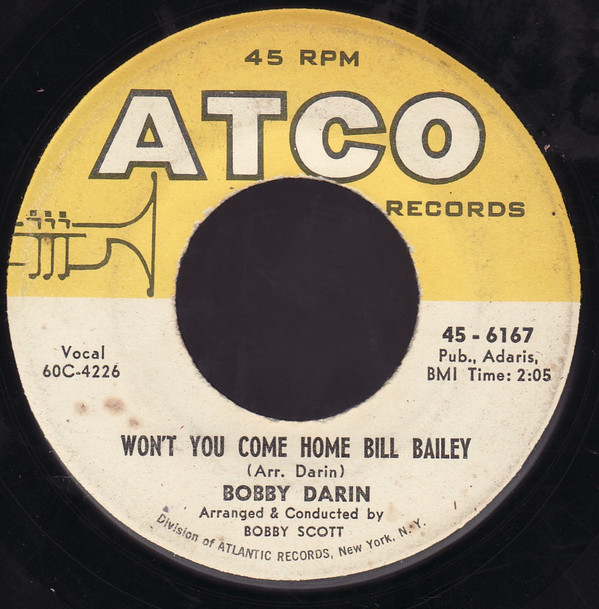 ladda ner album Bobby Darin - Wont You Come Home Bill Bailey