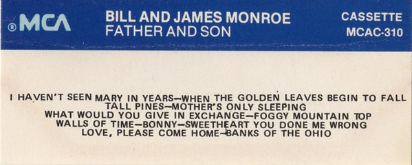 télécharger l'album Bill Monroe & James Monroe - Father Son