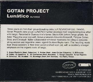 Gotan Project - Lunático | Releases | Discogs