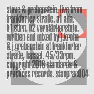 Stave - Live From Frankfurter Straße album cover