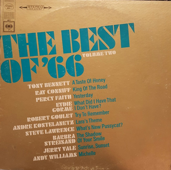 Обложка конверта виниловой пластинки Various - The Best Of '66 Volume Two