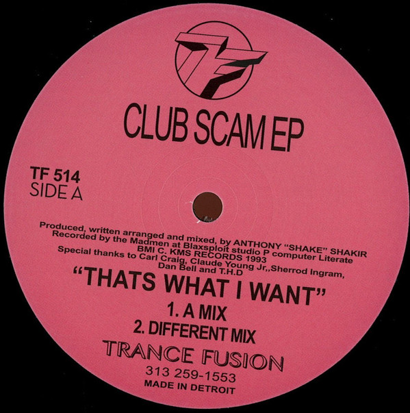 Shake - Club Scam EP | Trance Fusion (TF 514)