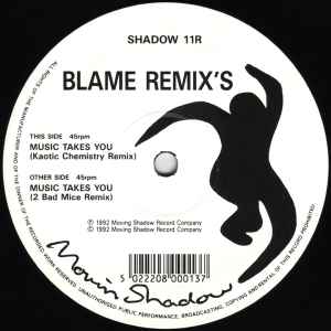Music Takes You (Remix's) - Blame