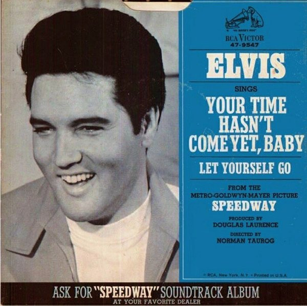 ELVIS PRESLEY LET YOURSELF GO / YOUR TIME HASNT 45 7 GERMANY PIC SLEEVE  PICTURE