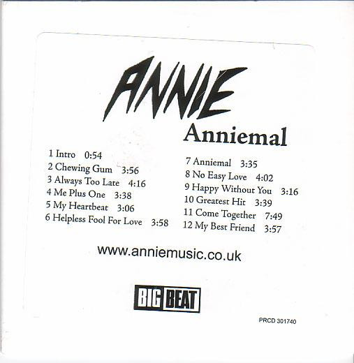 Annie - Anniemal | Releases | Discogs