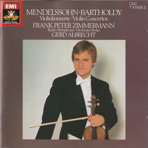 ladda ner album MendelssohnBartholdy, Frank Peter Zimmermann, Radio Symphony Orchestra Berlin, Gerd Albrecht - Violinkonzerte Violin Concertos