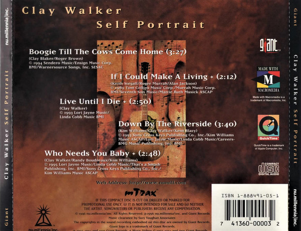 lataa albumi Clay Walker - Self Portrait