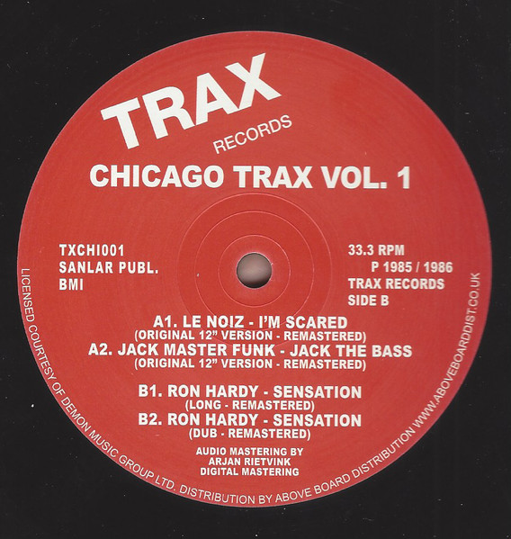 Chicago Trax Vol. 1 (2016, Vinyl) - Discogs