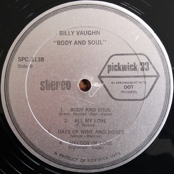 last ned album Billy Vaughn - Body Soul