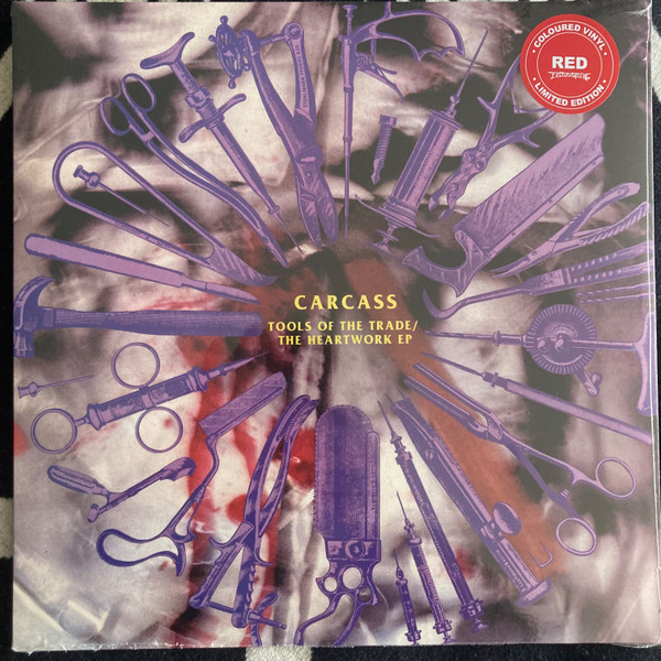 Carcass – Tools Of The Trade / The Heartwork EP (2023, White With 