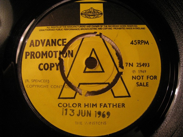 The Winstons – Color Him Father / Amen, Brother (1969, Santa Maria