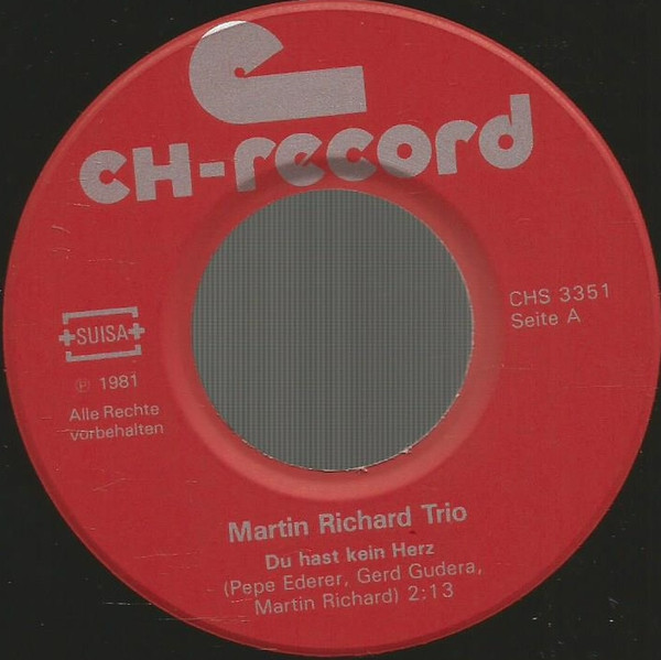 baixar álbum Martin Richard Trio - Du Hast Kein Herz