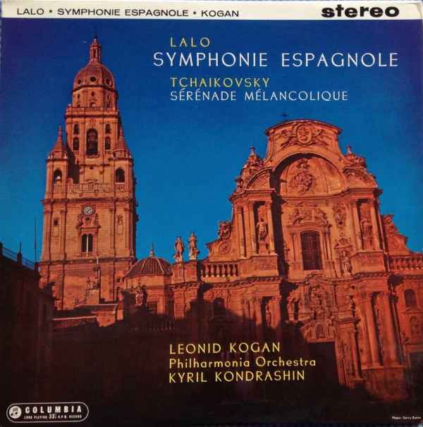 Leonid Kogan, Kyril Kondrashin, Lalo, Tchaikovsky - Lalo Symphonie Espagnole (LP, Album) album cover