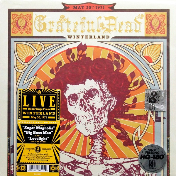 Grateful Dead – Winterland May 30th 1971 (2012, 180g, Gatefold 