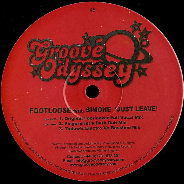 descargar álbum Footloose Feat Simone - Just Leave