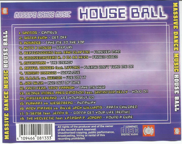 télécharger l'album Various - Massive Dance Music House Ball