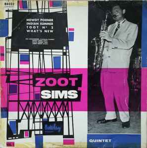 Zoot Sims – Zoot Sims Quintet (1956, Vinyl) - Discogs