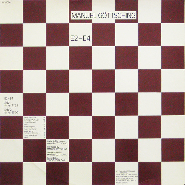 Manuel Göttsching – E2-E4 (1984, Vinyl) - Discogs