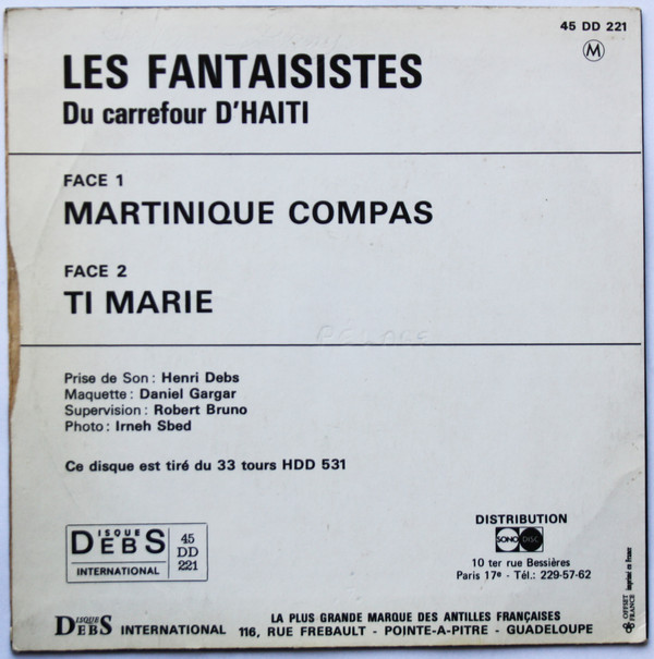 Album herunterladen Les Fantaisistes - Martinique Compas